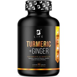 B Life Mezcla Herbal con Cúrcuma y Aceite de Coco 90 cápsulas