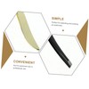 Healeved 3 Sets Ergonomic Handle Eyebrow Clip Tweezers Set Eyebrow
