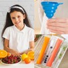 200 Pcs Ice Packs and 1 Funnel, DIY Mold with