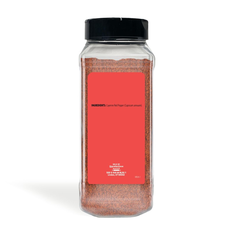 Unpretentious Ground Cayenne Pepper, 4 Cups, Pure & Natural, Fresh,