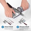 ARZEN Professional Rolling Magnetic Knife Sharpener with Anti Cut Gloves