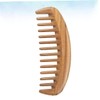 SAFIGLE 1pc Sandalwood Wooden Hair Comb for Curly Hair Broad
