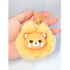 Pandachilla Bag Charm Key Chain Vivid Animals Cute Ornament, Vibrant