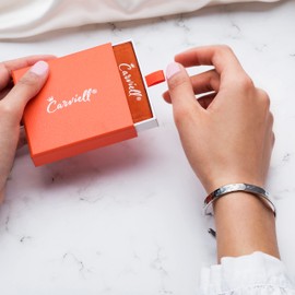 Carviell Bracelets, Inspirational Cuff Jewelry For Friend Gifts for Women Relaxing Gifts for Friends Female, Birthday Gifts for Sister, for New Mom