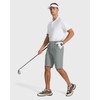 SNOWTEN Men's Classic Fit 11 Inch Golf Shorts Lightweight Quick-Dry