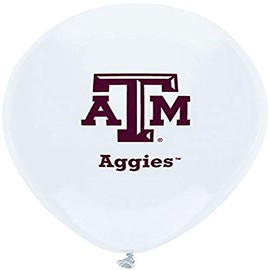 Pioneer Globo Company 10 Count Texas A & M Globo de látex, 27,9 cm Multicolor