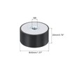 sourcing map 40 x 20mm M8 Thread Female Rubber Mounts,