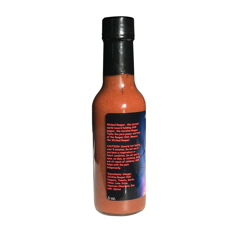 Wicked Reaper Carolina Reaper Hot Sauce, 5 oz – Extreme