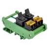 HCDC DIN Rail Mount Paddle Rocker Switch Module, 10Amp 250VAC