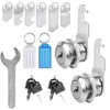 2pcs Cabinet Locks, 16mm Letterbox Locks, Security Letter Post Box