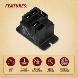 Pellethead Atwood 93849 AZ2280-1A-12D AZ22801A12D Power Relay for Water Heater Models GCH6A-10E, GC6AA-10E, GC10A-4E, GCH10A-4E, G9-EXT, GE9-EXT, GEH9-EXT, G16-EXT, GE16-EXT, GEH16-EXT