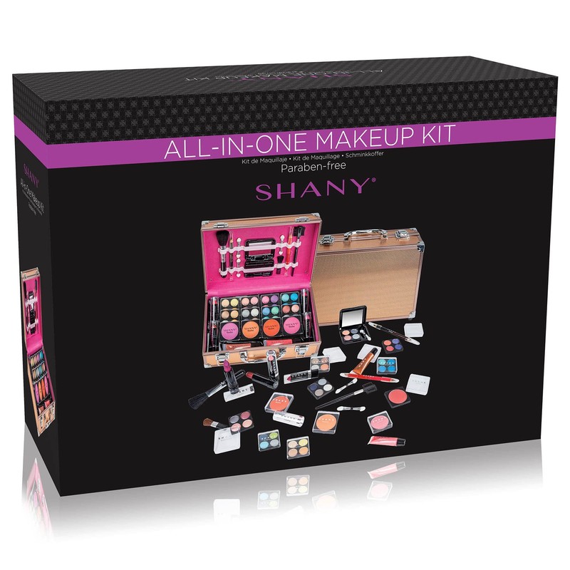 SHANY Carry All Makeup Train Case with Pro Teen Makeup