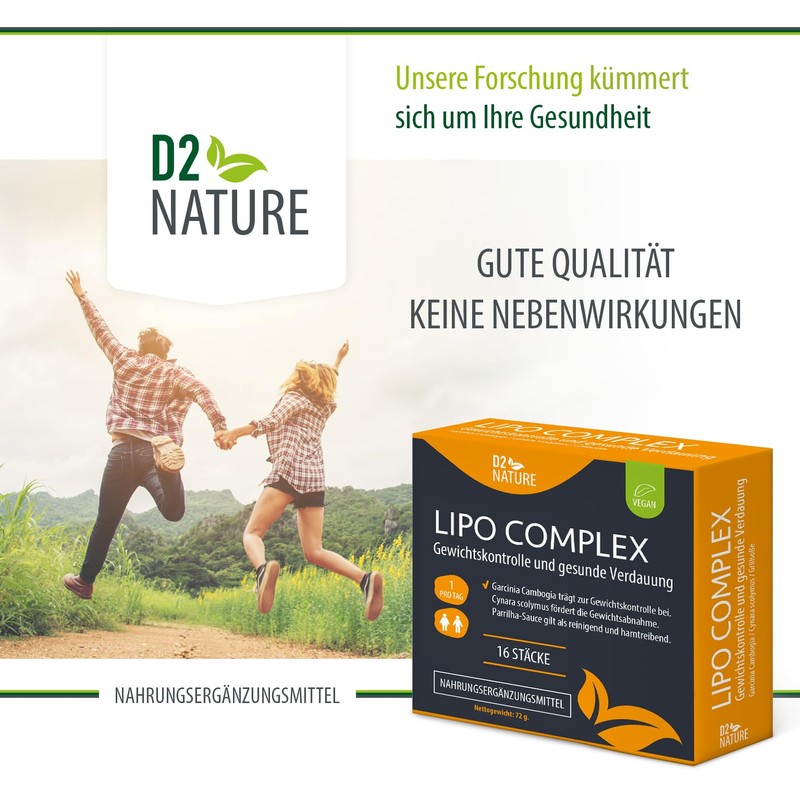 D2 Nature Lipo Complex - 16 sticks - helps control
