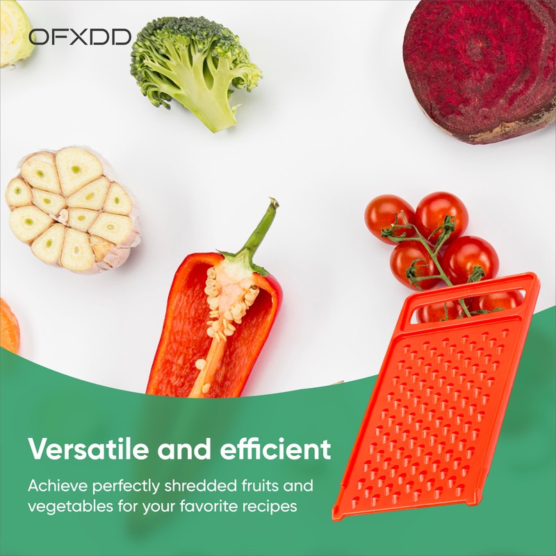 Plastic Handheld Grater - Flat Hand Grater - Cheese Graters