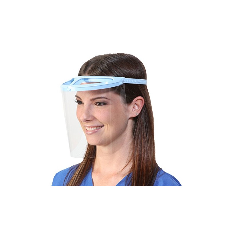 Bio-Mask Face Shield With 10 Shields (Light Blue)