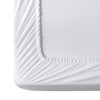 Sonive Fitted Sheet 140 x 200 cm, Breathable Bed Sheet