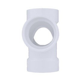 CHARLOTTE PIPE 1 1/2 DWV Double Sanitary TEE DWV (Drain, Waste and Vent) (1 Unit Piece)