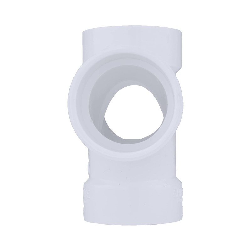 CHARLOTTE PIPE 1 1/2 DWV Double Sanitary TEE DWV (Drain,