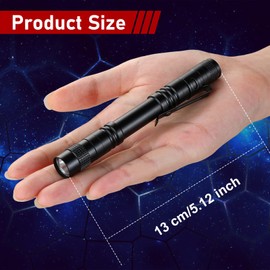 Macarrie 15 Pcs UV Light Flashlight Mini Pen Lights Handheld Flashlights Pocket Compact Torch for Leak and Hotel Inspection, Pet Urine, Stain, Dye Detector(Purple)
