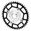 Aluminum Alloy 46T 104 BCD Chainring and Adapter Replacement for