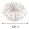 Pack of 2 Massage Rings for Fingers Made of Stainless