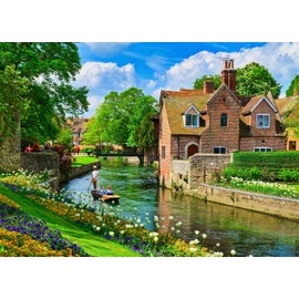 Westgate Gardens Jigsaw Puzzle 1000 Pieces Adult River Historic Stour Adult 1000 Piece Puzzle