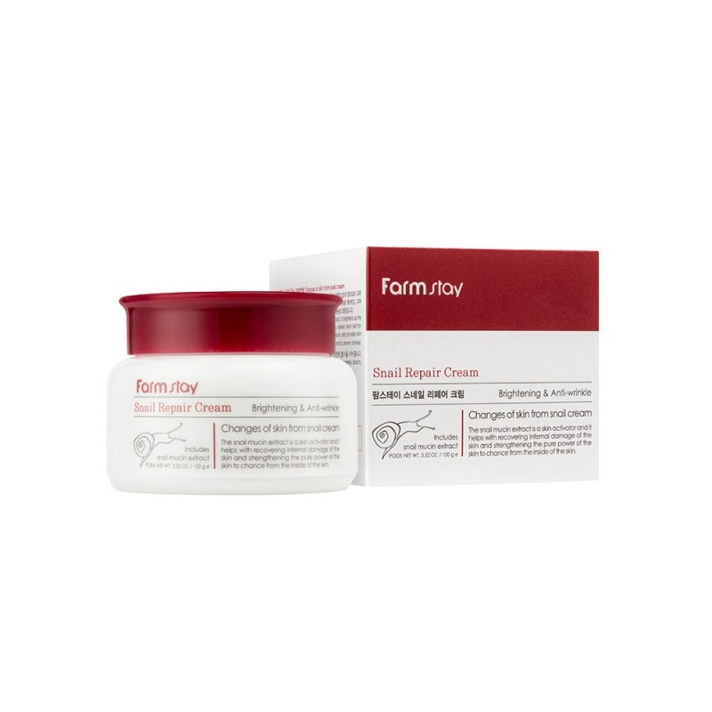 Farmstay Snail Repair Cream 100g / 팜스테이 스네일 리페어 크림