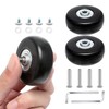 4pcs (40 x 18 mm) Replacement Wheels for Suitcase Rubber