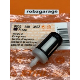 GENUINE STIHL OEM STIHL FUEL FILTER 009 L 011AVT BG56 BG86 BR430 FS87 FS90 KM90 HT130 HL95 B17