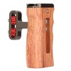 Universal Side Wooden Handle Grip Natural Adjustable Brazilian Wood Side