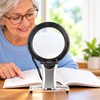 Hands-Free LED Magnifying Glass for Reading & Crafts – 10cm