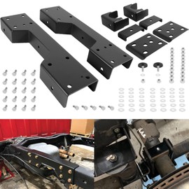 6'' Rear Drop Flip Kit with C Notch for Chevy Silverado for GMC Sierra C1500 Trucks 1988-1998, Rear Axle Lowering Flip Kit