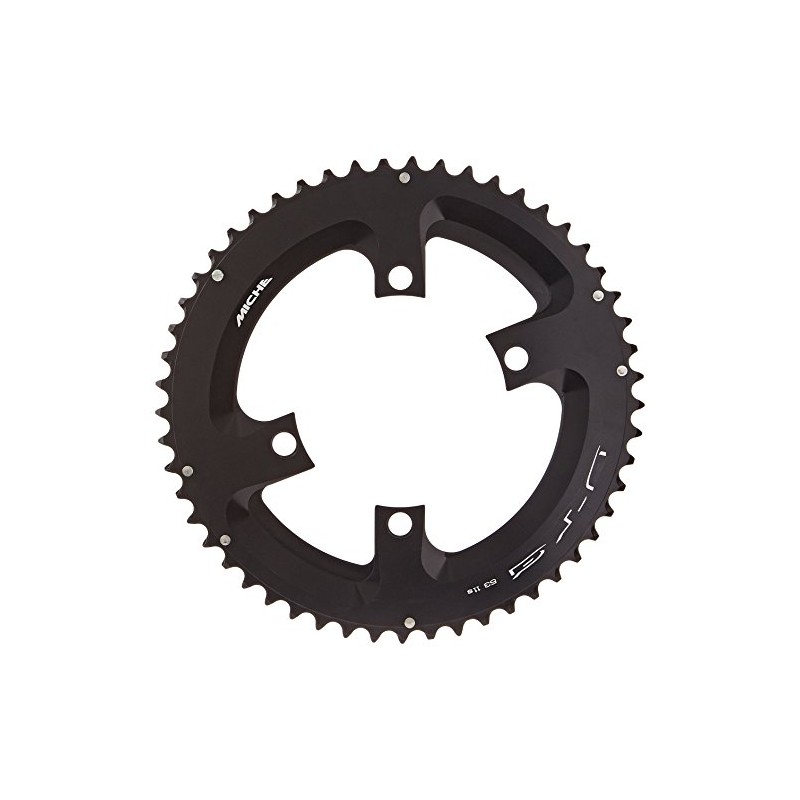 Miche Unisex's Ultegra/105 11 Speed Chainring, Black, 53t