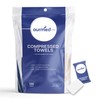 Ourmed Life Compressed Towel Tablets, Individually Wrapped Disposable Face Towels,