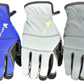 G & F Products Unisex Adult All Purpose Utility Work Gloves High Performance Mechanics Gloves assorted colors 3 Pairs Value Pack - Size: XX-Large