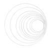Glorex Metal Ring, Metal, 1 Units, Metal, White, 12 x