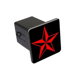 Graphics and More Nautical Star - Red - 2" Tow Trailer Hitch Cover Plug Insert Truck Pickup RV