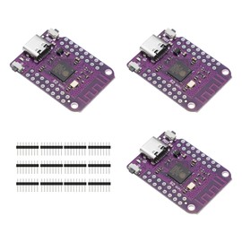 APKLVSR Pack of 3 ESP32 S2 Mini V1.0.0 Module Based on ESP32-S2FN4R2 Development Board 4MB Flash 2MB PSRAM WiFi MicroPython CircuitPython ESP-IDF for Arduino