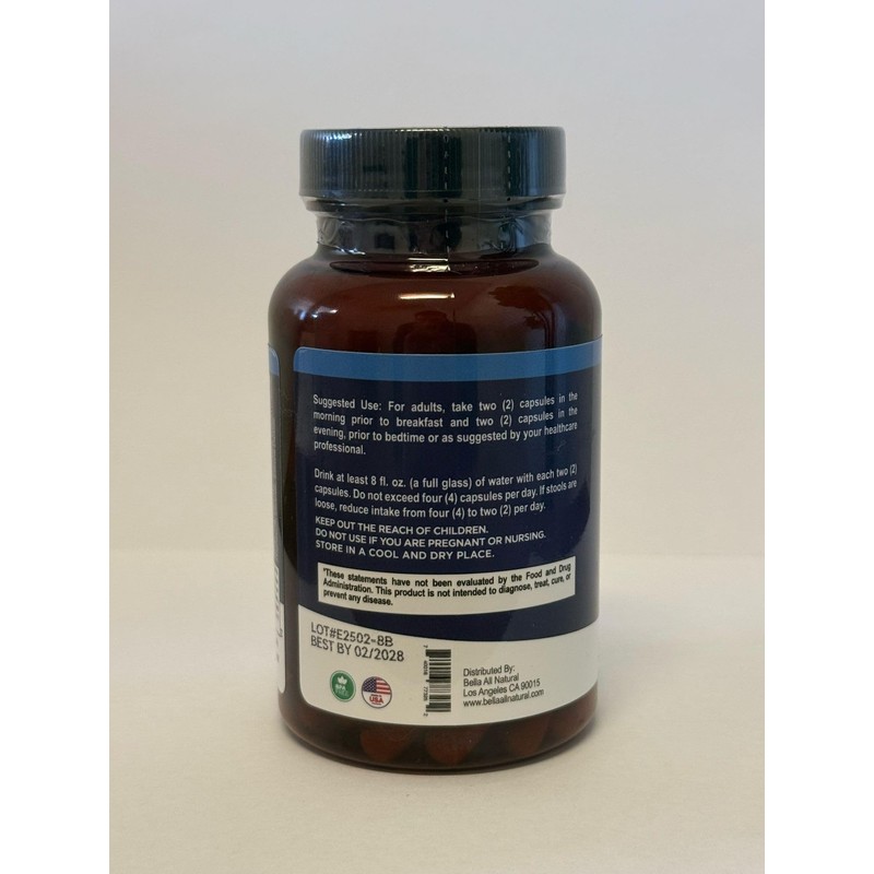 Bella All Natural Extreme Detox - Colon Cleanse - 60