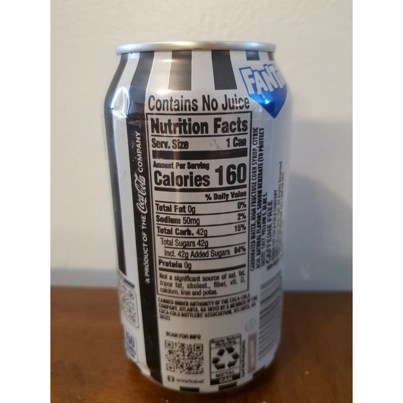 Fanta New Beetlejuice Fanta Haunted Spiced Apple Soda Pop 12oz