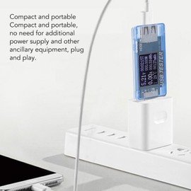 USB Tester Power Meter, Voltage and Current Tester Detector, Digital Volmeter Ammeter 8 in 1 Multifunctional Type C USB Charger Tester