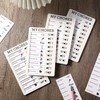 4Pcs Chore Chart Board for Family Kids Portable Memo Plastic