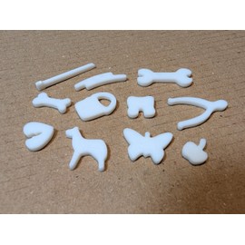 Operation Game Replacement Parts - 11 White Pieces - Compatible with Classic Cavity Sam - Fix, Repair, Craft - Spare Parts for Board Game - Restore Your Set, Perfect for DIY Projects