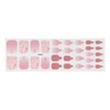 ZINIPIN FA00281 Foot Nail Sticker Watercolor Style Rose Pink