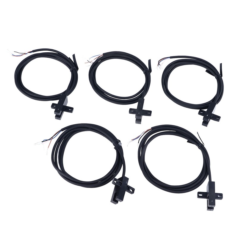5Pcs Photoelectric Switch Sensor U Shaped Slot Photoelectric Switch Accessory