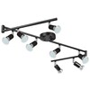 Unicozin LED 8 Light Track Lighting Kit, 54.13'' Black 8