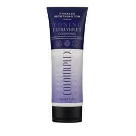 3 x Charles Worthington Toning Ultra Violet Conditioner 250 ml