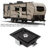 2 Pcs RV Handle Latch Carbon Steel Zinc Alloy Embedded