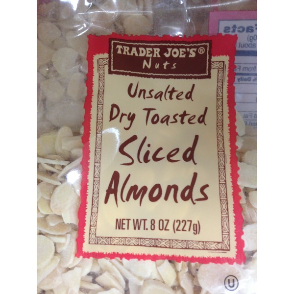 Trader Joe's Unsalted, Dry Toasted Sliced Almonds