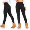 DHSO Fleece Lined Leggings Women High Waisted Winter Warm Workout